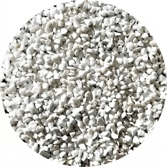 Pedras Ornamentais Pedrisco Branco Tam 1 Vaso Suculenta 10kg