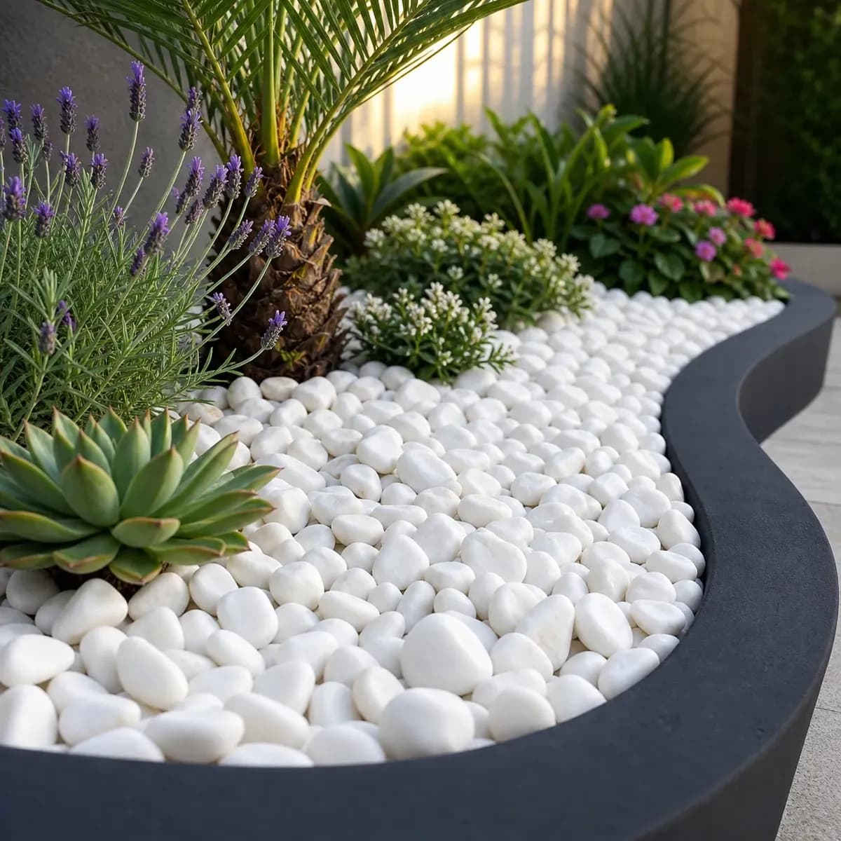 4kg Pedra Dolomita Branca Para Vaso Planta Jardim Premium Branco 4 Cm 6 Cm