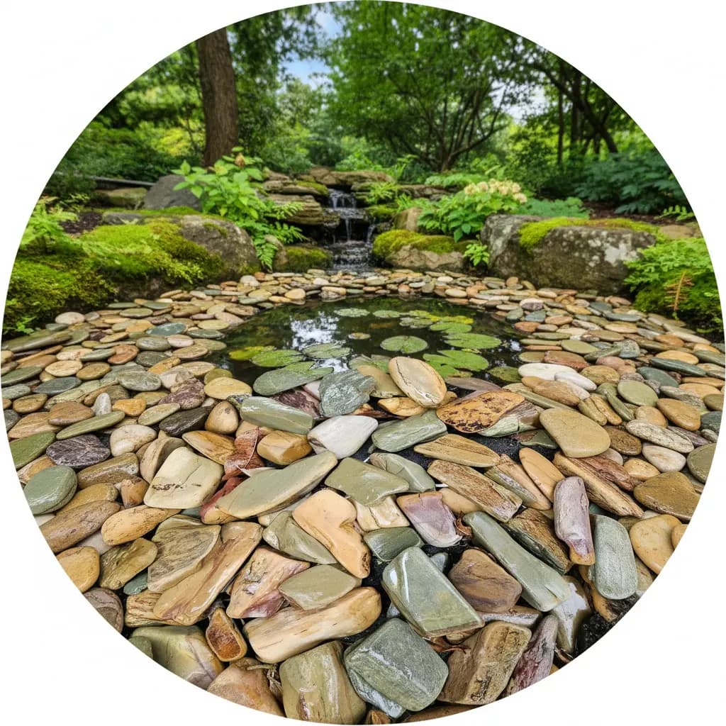 Pedras Ornamentais Seixo Verde Rolado Aquarios Jardins 4.5kg Verde 4 Cm 11 Cm
